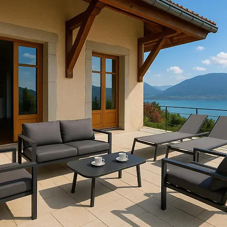 Savoie - Luxe Et Serenite- Piscine Et Jacuzzi - Vue Panoramique Sur Le D Annecy