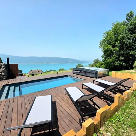 Savoie - Luxe Et Serenite- Piscine Et Jacuzzi - Vue Panoramique Sur Le D Annecy *