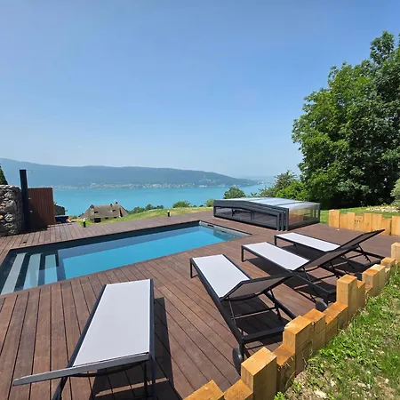 Savoie - Luxe Et Serenite- Piscine Et Jacuzzi - Vue Panoramique Sur Le D Annecy *