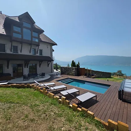 ヴィラ Savoie - Luxe Et Serenite- Piscine Et Jacuzzi - Vue Panoramique Sur Le D Annecy